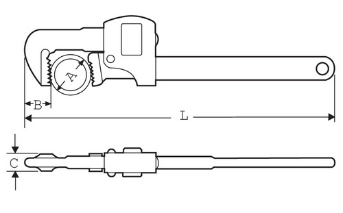 Super-Ego газовые ключи Stilson
